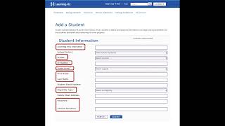 Creating Individual Students in the Educator Portal