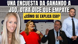 UNA ENCUESTA DA GANANDO A JGO, OTRA DICE QUE EMPATE - ¿Cómo se explica eso?