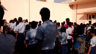 Mass pledge organised at Galaxy Academy, bedwas, udaipur