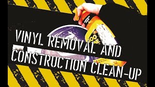 Vinyl Removal and Construction Clean-up