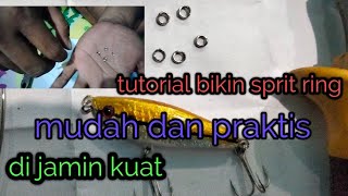 Tutorial bikin sprit ring ll mudah dan kuat ll Handmade ll @HERIMETALFISHING