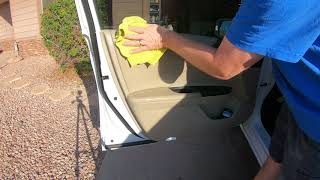 Interior Door Panel Cleaning