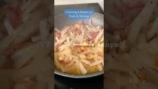 Ginisang Labanos wirh Pork and Shrimp - Pinoy Style.