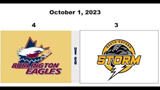 U10 A Burlington Eagles vs South Oxford Storm (Oct. 1, 2023)