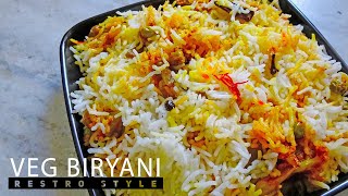 VEG BIRYANI वेज बिरयानी RESTAURANT STYLE |JAIN VEG BIRYANI