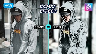 Comic Effect PicsArt Tutorial - Make Comic Effect Android