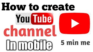 How to create YOUTUBE channel in 5 minutes🔥|simple steps|in mobile😍