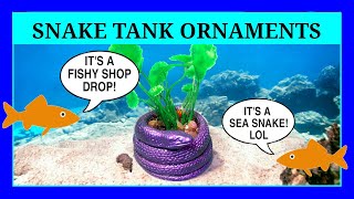 Shameless Promotion - Coiled Snake Aquarium Ornaments. Handmade Tank Decorations in the Fishy Shop.