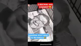 GRANDMA SEES HERSELF IN A STORE  #HilariousReaction #GrandmaGoals #UnexpectedFame #ViralMoments