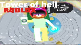 EPIC spiral slide in tower of hell. | roblox😃.