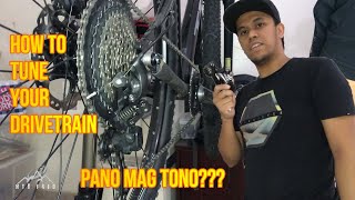 HOW TO TUNE A DRIVETRAIN | PAANO MAG TONO | 1X SETUP SHIMANO RD