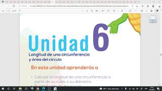 ESMATE SEXTO GRADO CLASE 1.2 UNIDAD 6