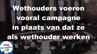 Wethouders voeren vooral campagne (9dec2021 Lijst Meeuwissen)