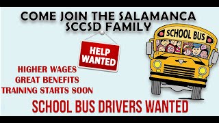 SCCSD Bus Driver Recruitment Video - 2024