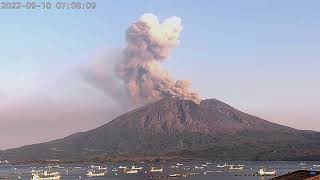 SAKURAJIMA ERUPTIONS SEP 2022