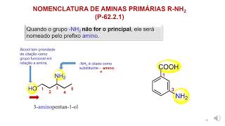 Aminas  - Estrutura e Nomenclatura ´- Parte 2