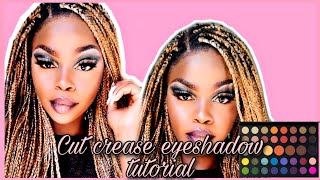 CUT CREASE EYESHADOW TUTORIAL | EYESHADOW MAKEUP TUTORIAL