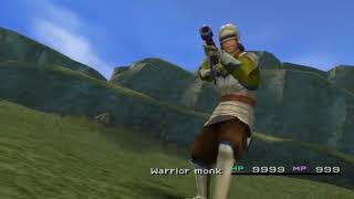 Final Fantasy X   Cheats and hacks   Warrior monk shooting weapons and random stuff