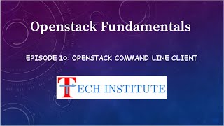 Openstack command line interface client - [Red Hat OpenStack Platform 16] [Openstack Fundamentals]