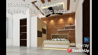 vray interior lighting & rendering tutorial