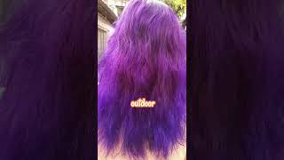 INDIGO - the baby of blue and purple | #shorts #haircolor