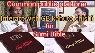 Sharing our opinion to public about the changes of New Bible and Old Bible for sumi