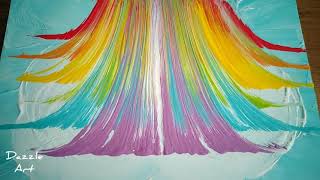 Acrylic String Pull Art #7 Rainbow Mountain