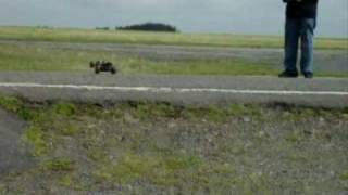 Tamiya Sand Viper and Losi Desert Truck at WWII RAF Davidstow Airfield (Abandonded)