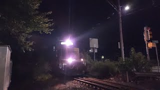 CSX Braintree local L008 crossing at Plain Street in Braintree, MA