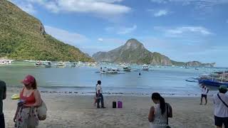 Live at El Nido beach Palawan Philippines