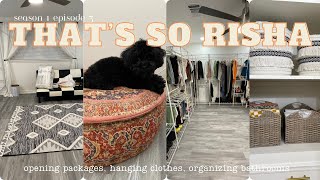 That's So Risha Season 1 Episode 3 | opening packages, hanging clothes, organizing bathrooms |