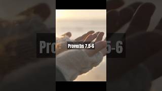 Proverbs 7.5-6