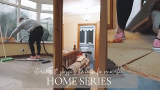 Home Series | cleaning & prepping the house for renovation