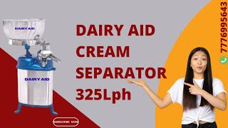 Cream Separator Machine 325lph