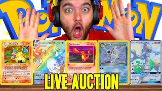 POKEMON LIVE AUCTION - RARE POKEMON CARDS!!!