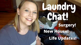 Laundry chat | Fold Laundry with Me | Life updates