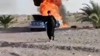 Zamyad caught fire | Iran Balochistan Border 2021 آئے روز ایران باڈرپرغریب عوام کی گاڑیاں آگ کا شکار