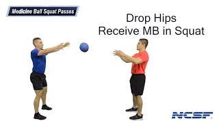 Medicine Ball Squat Pass