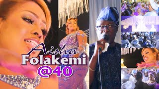 Euphonious Sound Of Bubble King For AISHA FOLAKEMI As She Celebrated Her 40th Birthday