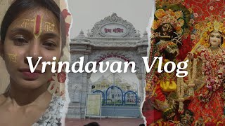 My First Travel Vlog😍 | VRINDAVAN VLOG | Hare Krishna🙌