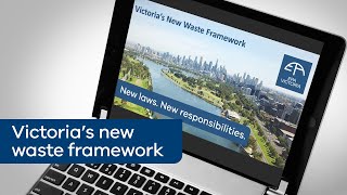 Victoria’s new waste framework webinar