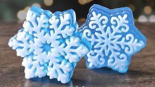 Блиц МК Мини Снежинки, мыловарение, мыло ручной работы, DIY, soapmaking