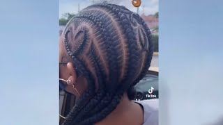 GETTING FLAWLESS HEART STITCH BRAIDS IN JAMAICA (SUPER NEAT)