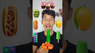 Emoji food eating show ASMR😍💚#shorts #asmr #mukbang #food #shortvideo