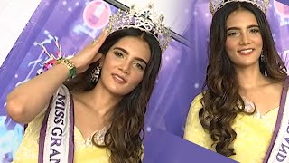 Miss Grand India 2022 Praachi Nagpal visits CHIREC International School | the telugu news