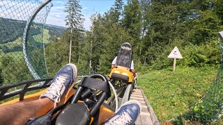 I almost CRASHED at Rodelbahn! / POV Ride