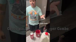 Chocolate Milk + Dr. Pepper COMBO #contentcreator #combo #combos #trending #drinks