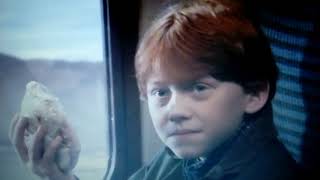 Train scene food from Harry potter and Ron