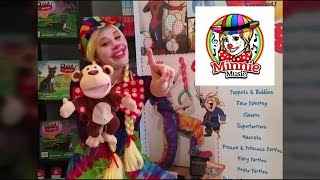 Five Little Monkeys Jumping on The Bed | Nursery Rhymes | Songs | Minnie The Clown and Minnie Music