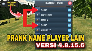 PRANK COPY NAME PLAYER LAIN NEW VERSI CAR PARKING MULTIPLAYER 4.8.15.6